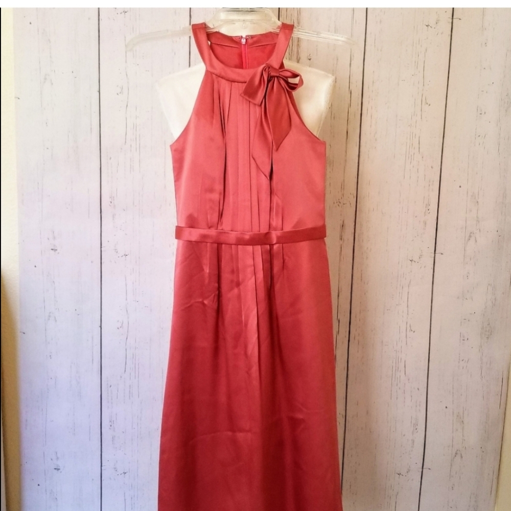 MELISSA SWEET Beautiful  Halter Dress With Tie